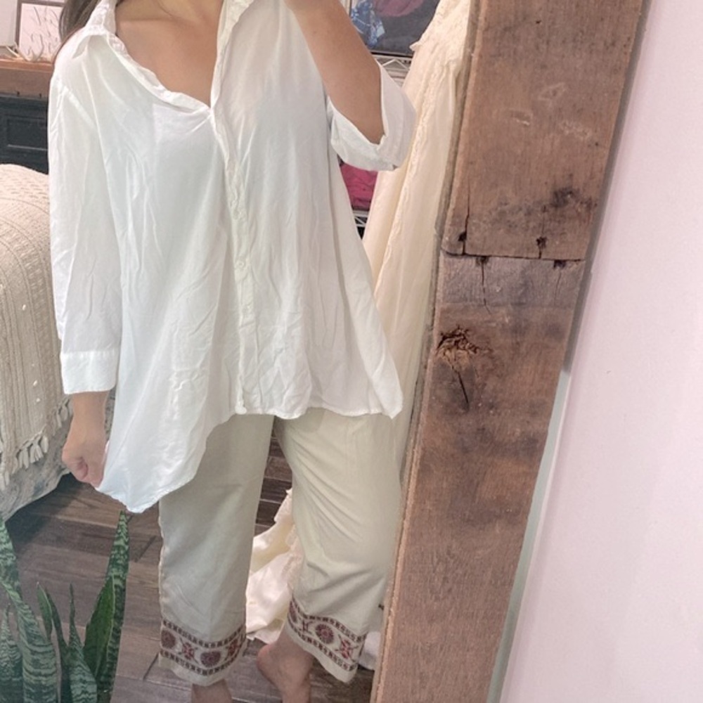 Grace Elements White Top Size Large - image 2